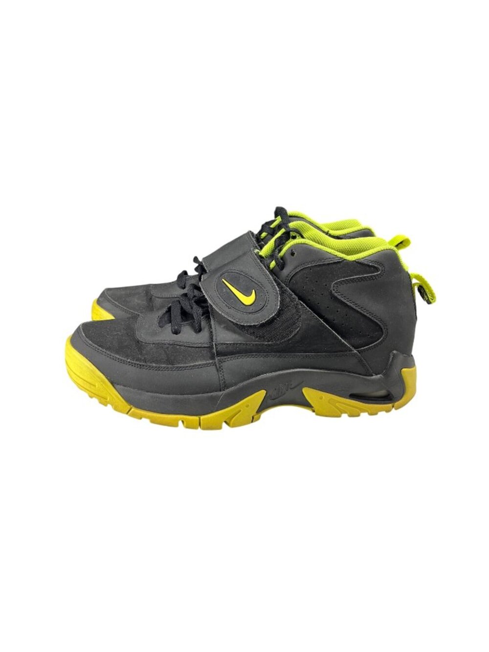 Nike Air Turf Raider Black/Yellow Mens Sneakers Size 12 Athletic Shoes